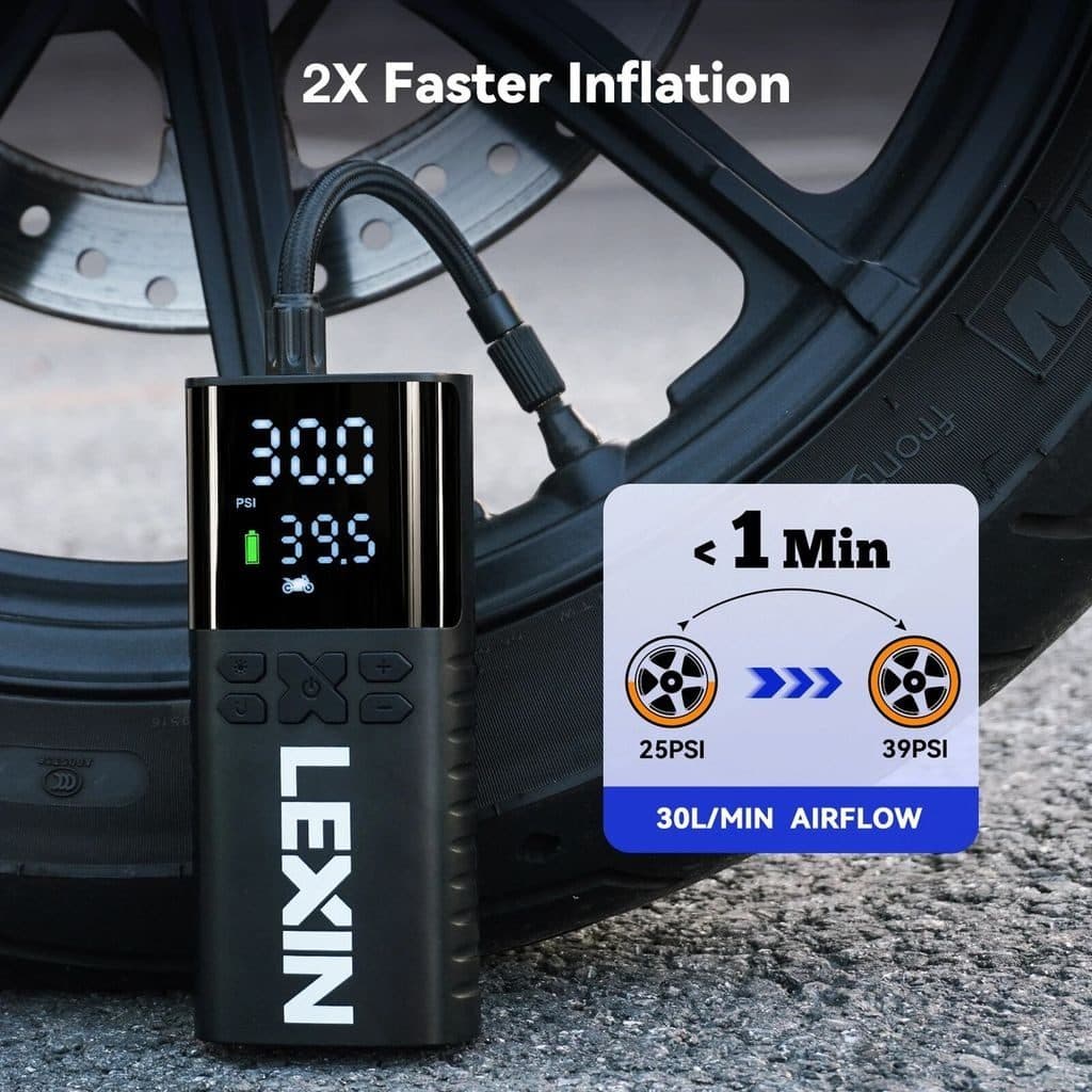 Bơm điện cầm tay thông minh LEXIN P4 (hàng Amazon) - Nhỏ Gọn Và Mạnh Mẽ, Tiện Lợi Mọi Nơi